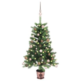 Árbol de Navidad artificial con luces y bolas verde 65 cm de vidaXL, Arboles de navidad - Ref: Foro24-3077637, Precio: 73,53 ...