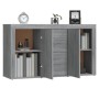 Aparador de madera contrachapada gris Sonoma 120x36x69 cm de vidaXL, Aparadores - Ref: Foro24-815493, Precio: 146,75 €, Descu...