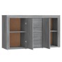 Aparador de madera contrachapada gris Sonoma 120x36x69 cm de vidaXL, Aparadores - Ref: Foro24-815493, Precio: 146,75 €, Descu...