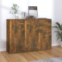 Smoked oak plywood sideboard 105x30x75 cm by vidaXL, Sideboards - Ref: Foro24-815396, Price: 105,77 €, Discount: %