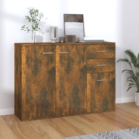 Anrichte aus geräuchertem Eichensperrholz 105x30x75 cm von vidaXL, Sideboards - Ref: Foro24-815396, Preis: 98,93 €, Rabatt: %