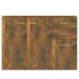 Aparador madera contrachapada roble ahumado 105x30x75 cm de vidaXL, Aparadores - Ref: Foro24-815396, Precio: 98,93 €, Descuen...