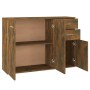 Smoked oak plywood sideboard 105x30x75 cm by vidaXL, Sideboards - Ref: Foro24-815396, Price: 105,77 €, Discount: %