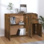 Smoked oak plywood sideboard 105x30x75 cm by vidaXL, Sideboards - Ref: Foro24-815396, Price: 105,77 €, Discount: %