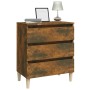 Smoked oak plywood sideboard 60x35x69 cm by vidaXL, Sideboards - Ref: Foro24-815804, Price: 67,82 €, Discount: %