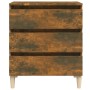 Aparador madera contrachapada color roble ahumado 60x35x69 cm de vidaXL, Aparadores - Ref: Foro24-815804, Precio: 67,82 €, De...