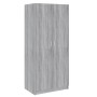 Armario madera contrachapada gris Sonoma 80x52x180 cm de vidaXL, Armarios roperos - Ref: Foro24-815352, Precio: 184,67 €, Des...