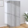 Armario madera contrachapada gris Sonoma 90x52x200 cm de vidaXL, Armarios roperos - Ref: Foro24-815355, Precio: 201,55 €, Des...