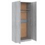 Armario madera contrachapada gris Sonoma 90x52x200 cm de vidaXL, Armarios roperos - Ref: Foro24-815355, Precio: 202,99 €, Des...