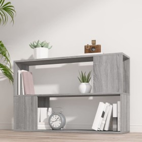 Sonoma gray plywood shelving 100x24x63 cm by vidaXL, Bookcases and shelves - Ref: Foro24-816039, Price: 38,27 €, Discount: %