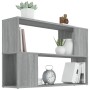 Sonoma gray plywood shelving 100x24x63 cm by vidaXL, Bookcases and shelves - Ref: Foro24-816039, Price: 38,22 €, Discount: %