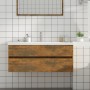 Vanity unit made of smoked oak plywood, 100x38.5x45 cm by vidaXL, Bathroom furniture - Ref: Foro24-815657, Price: 64,67 €, Di...