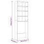 Sonoma gray washing machine cabinet 64x24x190 cm by vidaXL, Accessories for washing machines and dryers - Ref: Foro24-815952,...