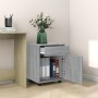 Plywood gray Sonoma wheeled cabinet 45x38x54 cm by vidaXL, Lockers and storage cabinets - Ref: Foro24-815964, Price: 55,88 €,...