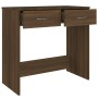 Oak brown plywood desk 80x40x75 cm by vidaXL, Desks - Ref: Foro24-815476, Price: 56,12 €, Discount: %