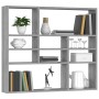 Sonoma gray engineered wood wall shelf 90x16x78 cm by vidaXL, Shelves and shelves - Ref: Foro24-815559, Price: 47,66 €, Disco...