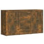 Aparador madera contrachapada color roble ahumado 120x36x69 cm de vidaXL, Aparadores - Ref: Foro24-815492, Precio: 130,91 €, ...