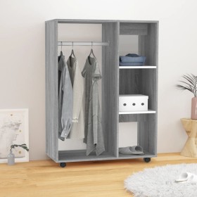 Armario madera contrachapada gris Sonoma 80x40x110 cm de vidaXL, Armarios roperos - Ref: Foro24-815979, Precio: 72,29 €, Desc...