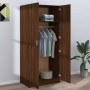 Brown oak plywood cabinet 80x52x180 cm by vidaXL, Wardrobes - Ref: Foro24-815353, Price: 292,23 €, Discount: %