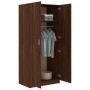 Brown oak plywood cabinet 80x52x180 cm by vidaXL, Wardrobes - Ref: Foro24-815353, Price: 292,23 €, Discount: %