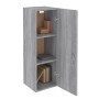 Sonoma grauer TV-Schrank aus Holzwerkstoff, 30,5 x 30 x 90 cm von vidaXL, TV-Möbel - Ref: Foro24-815749, Preis: 50,99 €, Raba...