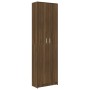 Armario pasillo madera contrachapada roble marrón 55x25x189cm de vidaXL, Armarios roperos - Ref: Foro24-815518, Precio: 107,0...