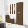 Oak brown plywood hallway wardrobe 55x25x189cm by vidaXL, Wardrobes - Ref: Foro24-815518, Price: 107,36 €, Discount: %