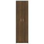 Armario pasillo madera contrachapada roble marrón 55x25x189cm de vidaXL, Armarios roperos - Ref: Foro24-815518, Precio: 107,0...