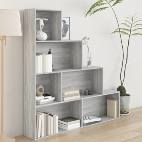 Estantería color gris Sonoma 155x24x160 cm de vidaXL, Librerías y estanterías - Ref: Foro24-815361, Precio: 74,99 €, Descuent...