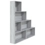 Sonoma gray shelving 155x24x160 cm by vidaXL, Bookcases and shelves - Ref: Foro24-815361, Price: 76,31 €, Discount: %