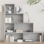 Sonoma gray shelving 155x24x160 cm by vidaXL, Bookcases and shelves - Ref: Foro24-815361, Price: 76,31 €, Discount: %