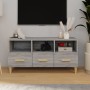 Mueble para TV madera contrachapada gris Sonoma 102x36x50 cm de vidaXL, Muebles TV - Ref: Foro24-817496, Precio: 76,29 €, Des...