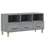 Mueble para TV madera contrachapada gris Sonoma 102x36x50 cm de vidaXL, Muebles TV - Ref: Foro24-817496, Precio: 76,29 €, Des...