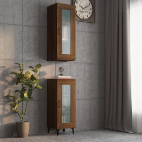 Brown oak hanging wall cabinet 34.5x34x90 cm by vidaXL, Sideboards - Ref: Foro24-817449, Price: 47,82 €, Discount: %