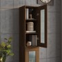 Brown oak hanging wall cabinet 34.5x34x90 cm by vidaXL, Sideboards - Ref: Foro24-817449, Price: 47,99 €, Discount: %