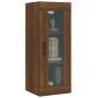 Brown oak hanging wall cabinet 34.5x34x90 cm by vidaXL, Sideboards - Ref: Foro24-817449, Price: 47,99 €, Discount: %