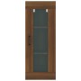 Armario de pared colgante roble marrón 34,5x34x90 cm de vidaXL, Aparadores - Ref: Foro24-817449, Precio: 49,84 €, Descuento: %