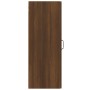 Armario de pared colgante roble marrón 34,5x34x90 cm de vidaXL, Aparadores - Ref: Foro24-817449, Precio: 49,84 €, Descuento: %