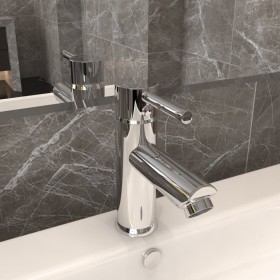 Grifo para lavabo de baño acabado cromado 130x176 mm de vidaXL, Grifos - Ref: Foro24-149065, Precio: 30,92 €, Descuento: %