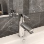 Chrome finish bathroom sink faucet 130x176 mm by vidaXL, Faucets - Ref: Foro24-149065, Price: 30,92 €, Discount: %