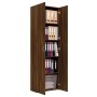 Büroschrank aus braunem Eichensperrholz 60x32x190 cm von vidaXL, Aktenschränke - Ref: Foro24-815281, Preis: 120,47 €, Rabatt: %