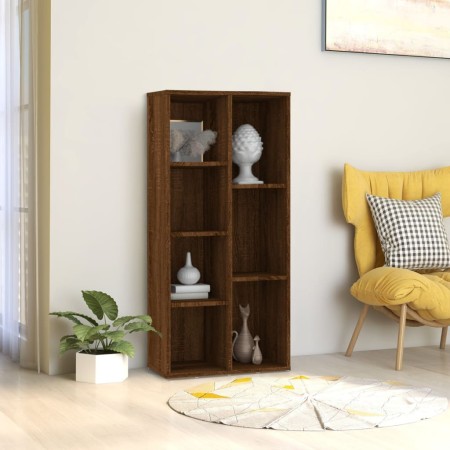 Brown oak shelf 50x25x106 cm by vidaXL, Bookcases and shelves - Ref: Foro24-815446, Price: 60,96 €, Discount: %