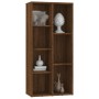 Brown oak shelf 50x25x106 cm by vidaXL, Bookcases and shelves - Ref: Foro24-815446, Price: 60,96 €, Discount: %