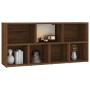 Brown oak shelf 50x25x106 cm by vidaXL, Bookcases and shelves - Ref: Foro24-815446, Price: 60,96 €, Discount: %