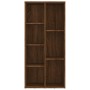 Brown oak shelf 50x25x106 cm by vidaXL, Bookcases and shelves - Ref: Foro24-815446, Price: 60,96 €, Discount: %