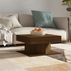 Brown oak plywood coffee table 57x57x30 cm by vidaXL, Coffee table - Ref: Foro24-815944, Price: 43,52 €, Discount: %