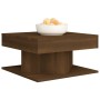 Brown oak plywood coffee table 57x57x30 cm by vidaXL, Coffee table - Ref: Foro24-815944, Price: 44,27 €, Discount: %