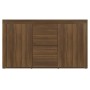 Aparador de madera contrachapada marrón roble 120x36x69 cm de vidaXL, Aparadores - Ref: Foro24-815494, Precio: 145,22 €, Desc...