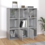 Estantería color gris Sonoma 98x30x98 cm de vidaXL, Librerías y estanterías - Ref: Foro24-815448, Precio: 98,78 €, Descuento: %