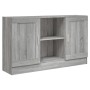 Sonoma gray plywood sideboard 120x30.5x70 cm by vidaXL, Sideboards - Ref: Foro24-815625, Price: 88,81 €, Discount: %